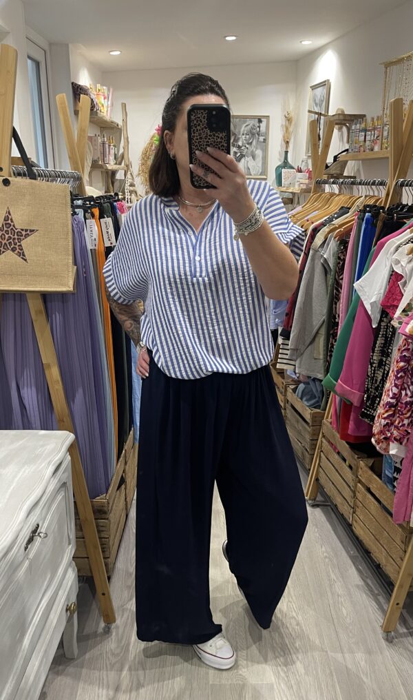 Blouse Alexandra bleue – Image 9
