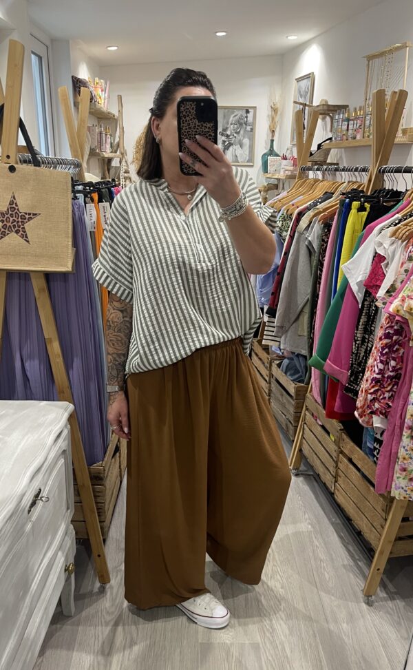 Blouse Alexandra kaki – Image 6