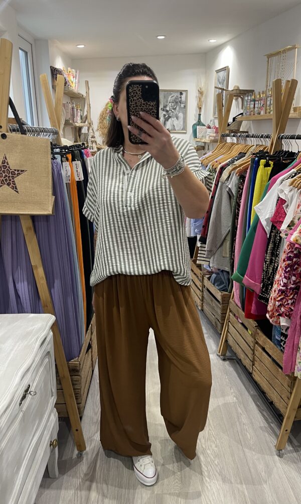 Blouse Alexandra kaki – Image 5