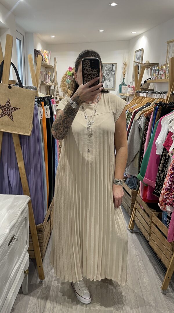 Robe Amandine beige – Image 4