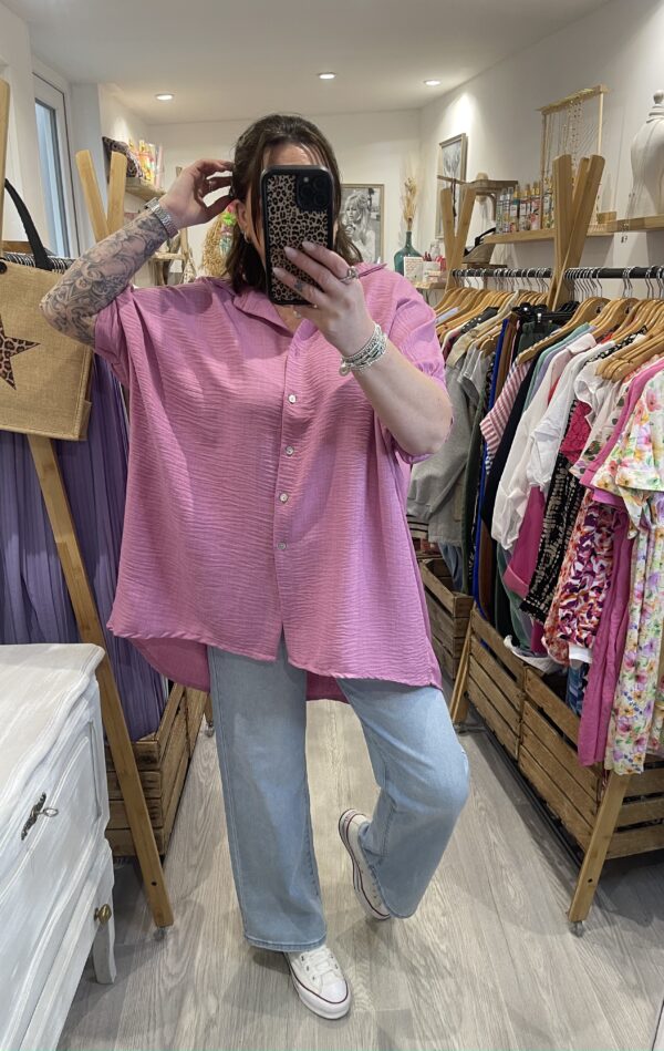 Chemise Moda rose – Image 6