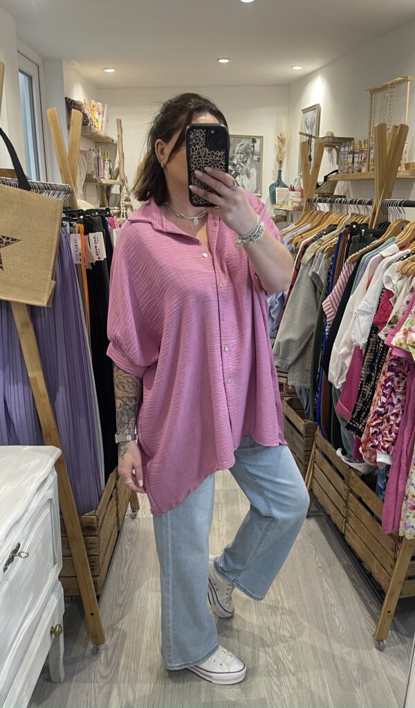 Chemise Moda rose – Image 4