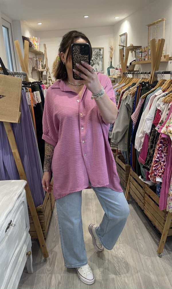 Chemise Moda rose – Image 2