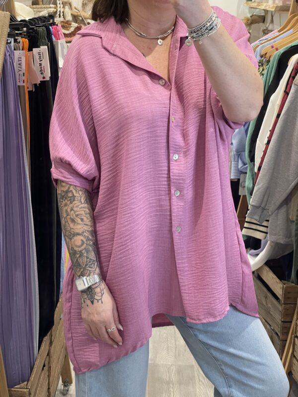 Chemise Moda rose – Image 3