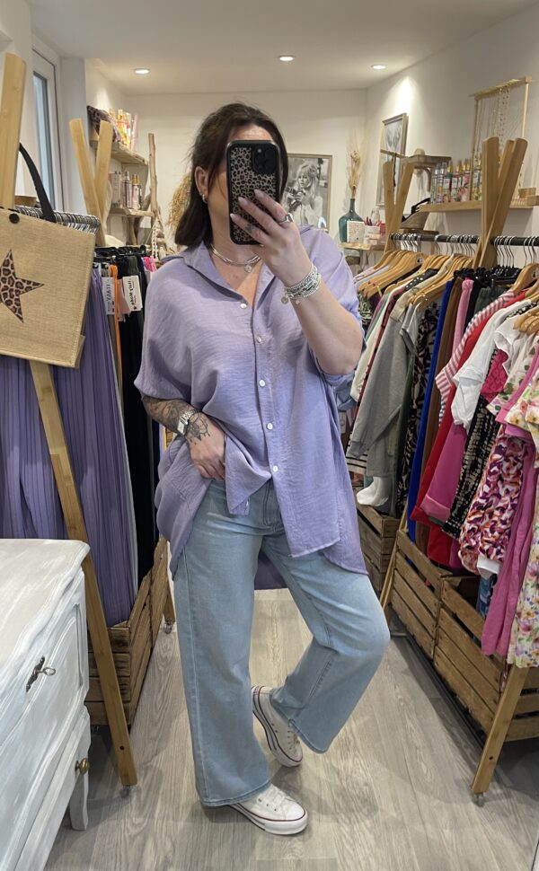 Chemise Moda lilas – Image 6