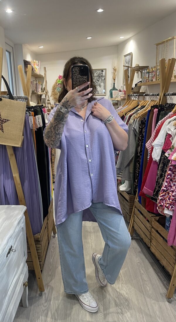 Chemise Moda lilas – Image 5