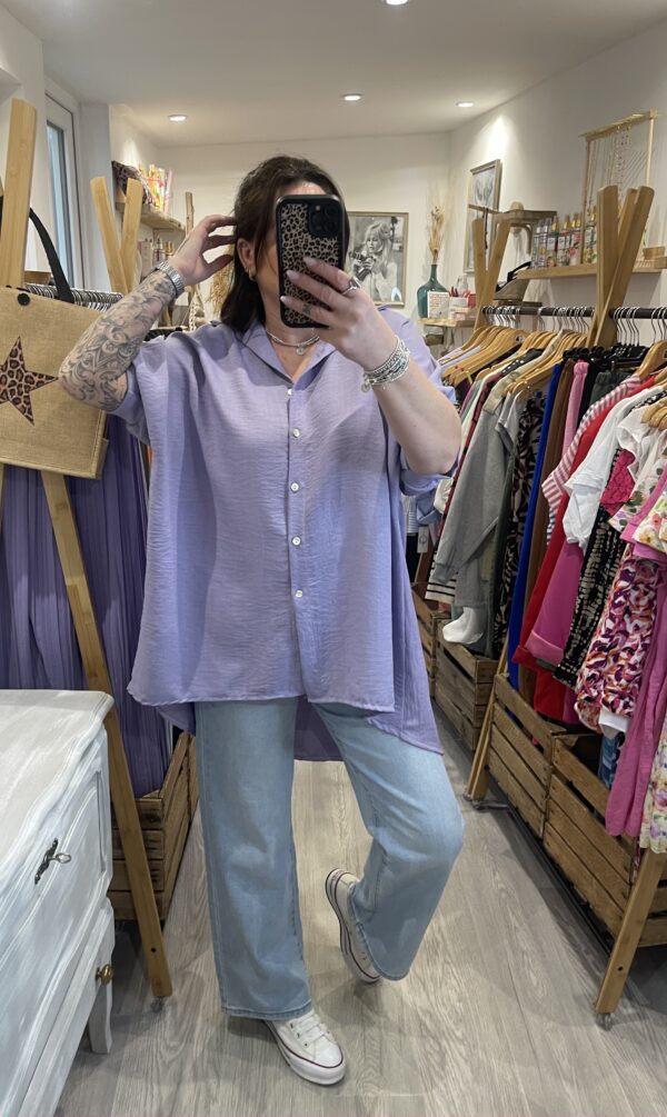 Chemise Moda lilas – Image 3