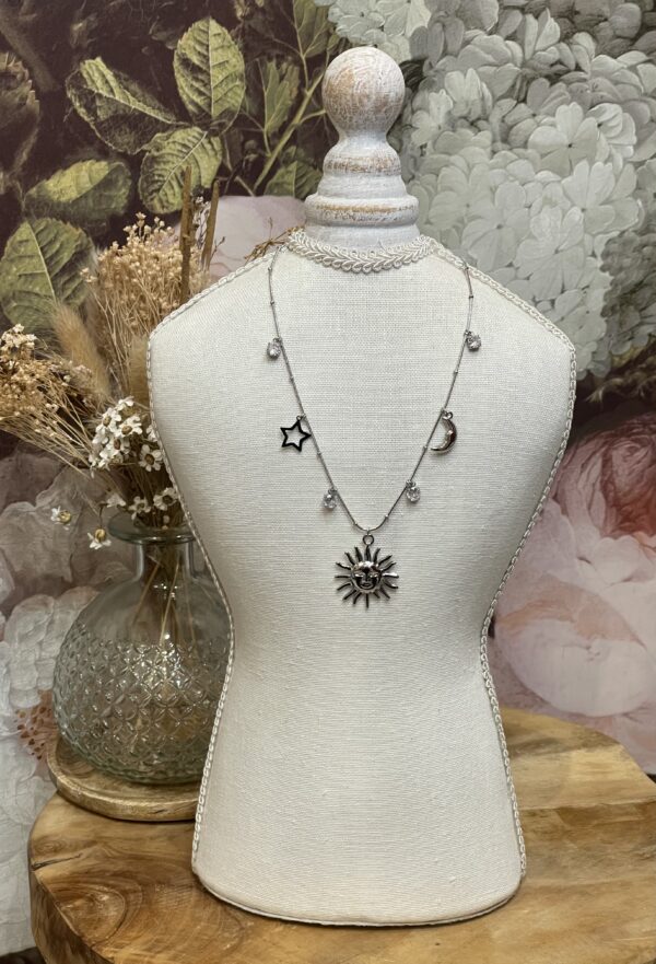 Collier Glow argent