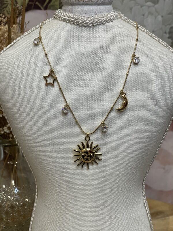 Collier Glow doré – Image 2