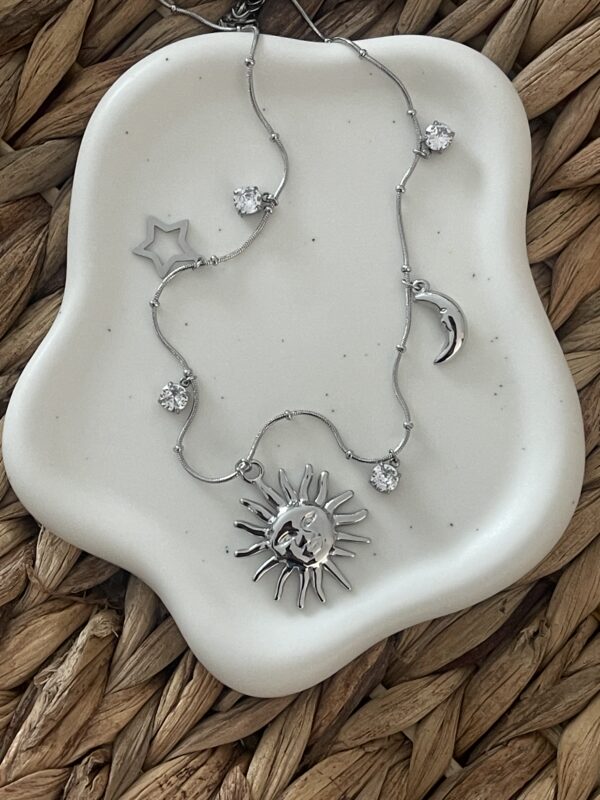 Collier Glow argent – Image 3