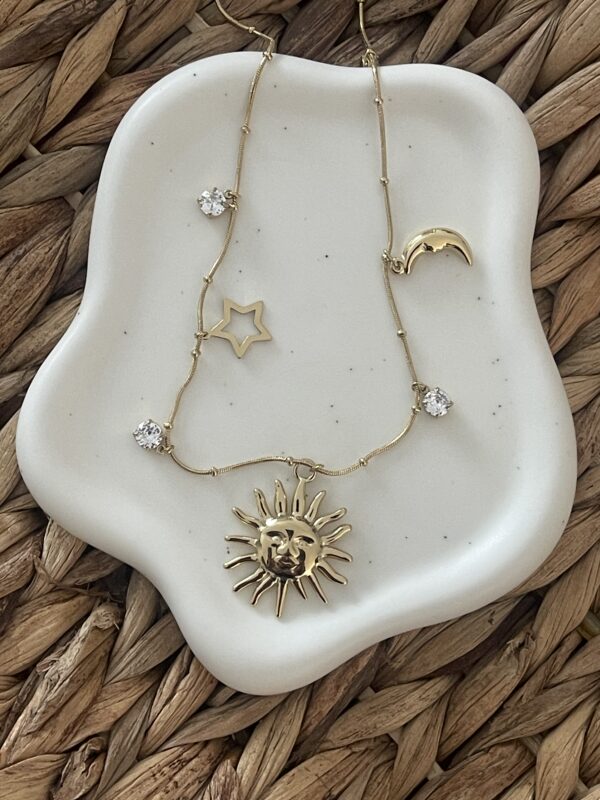 Collier Glow doré – Image 3