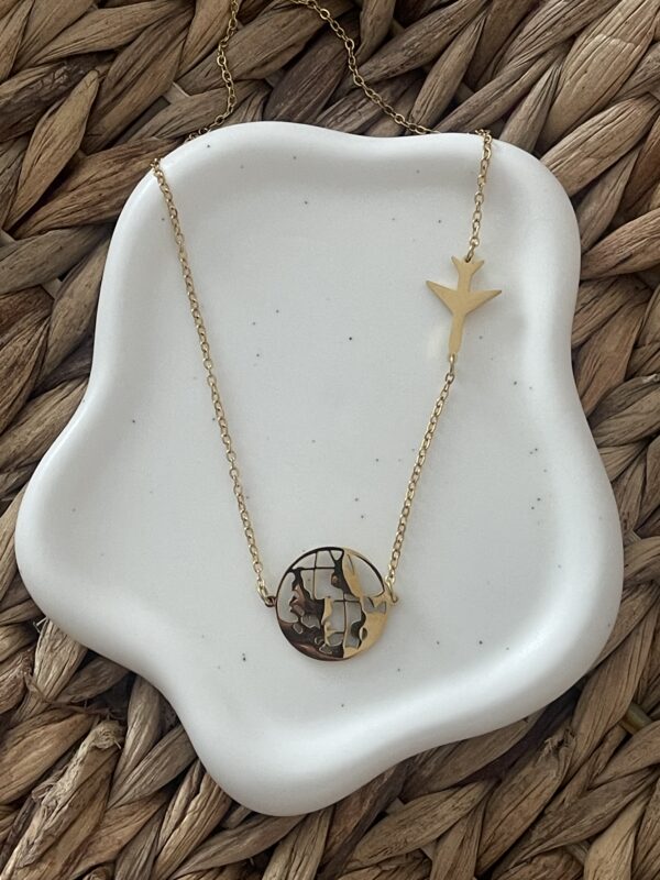 Collier Nélia dorée – Image 3
