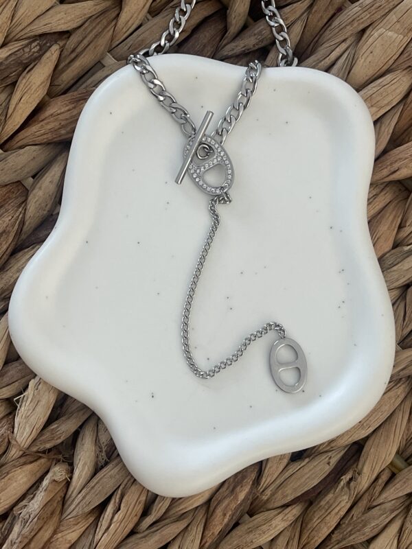 Collier/Sautoir Amos argent – Image 3