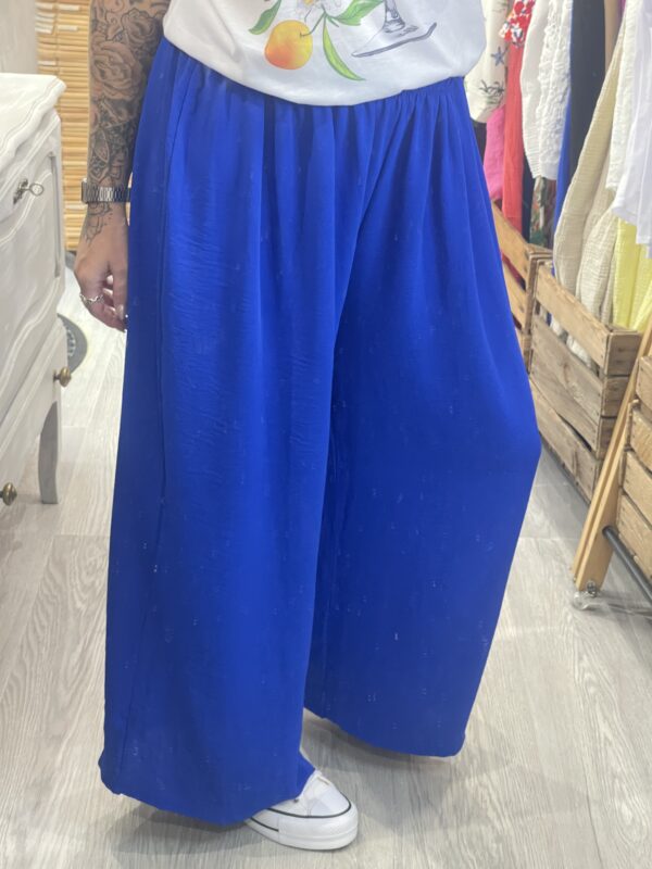 Pantalon Gio bleu électrique – Image 5