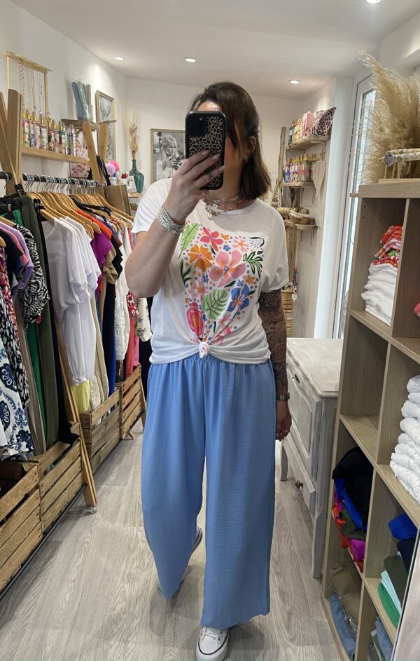 Pantalon Gio bleu ciel – Image 2