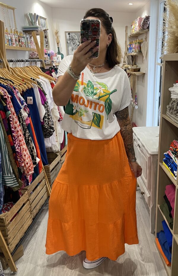 Jupe luna orange – Image 2