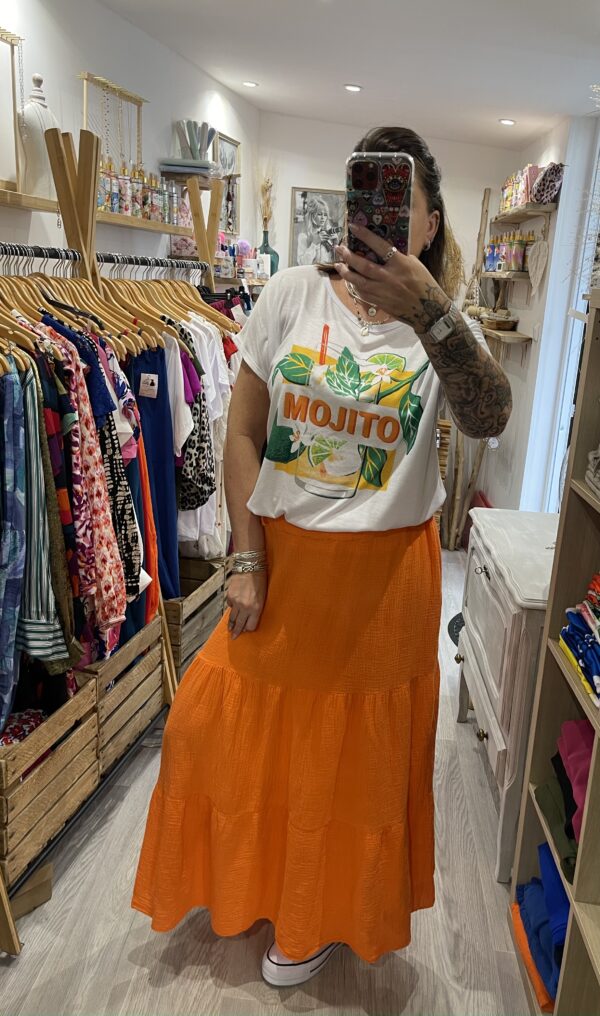 Jupe luna orange – Image 3
