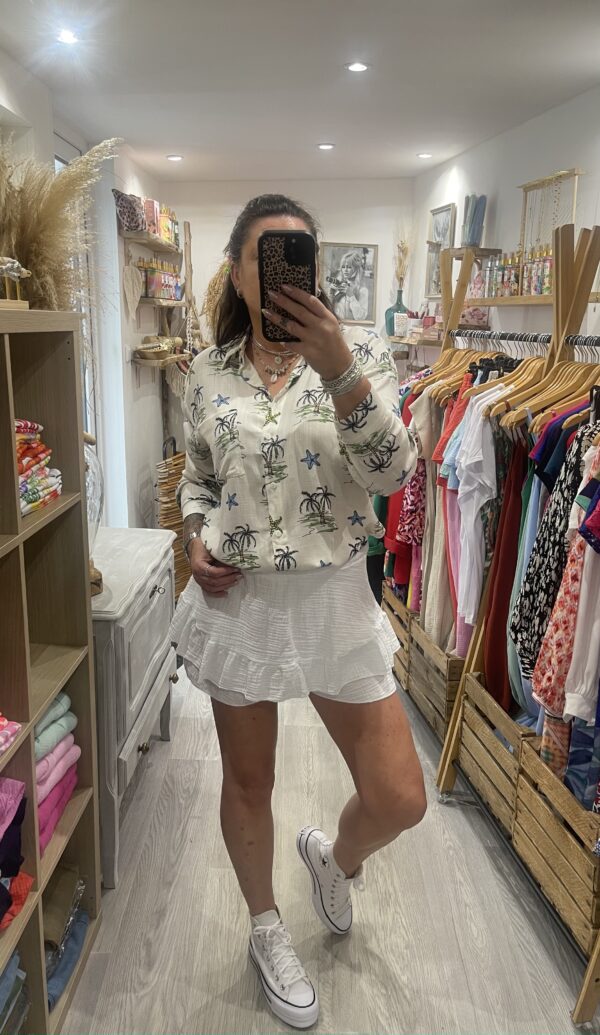 Jupe-short Lisette blanche