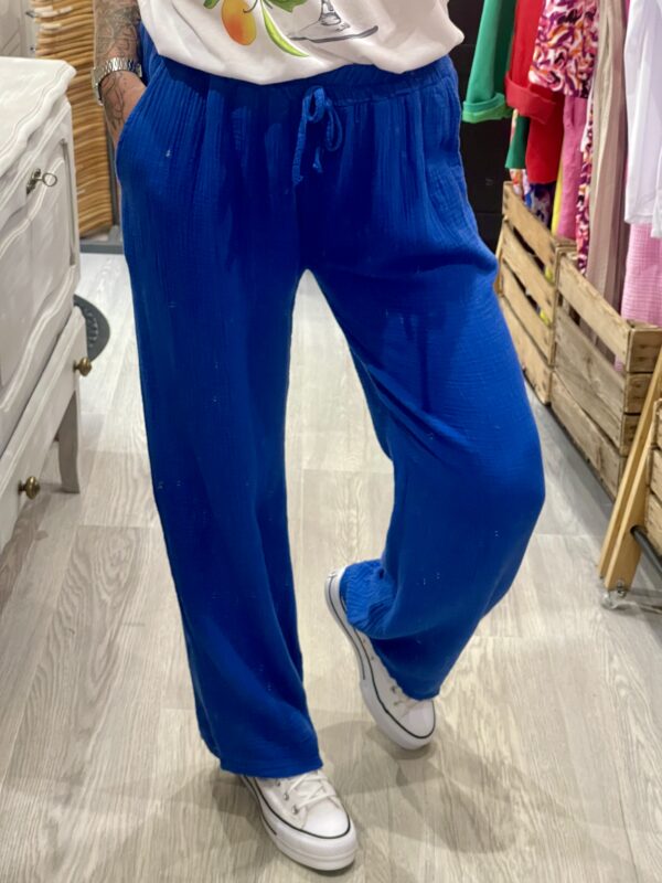 Pantalon Andrew bleu électrique – Image 3