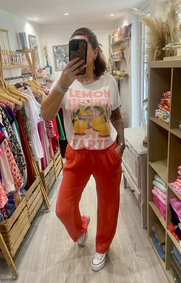 Pantalon Andrew corail