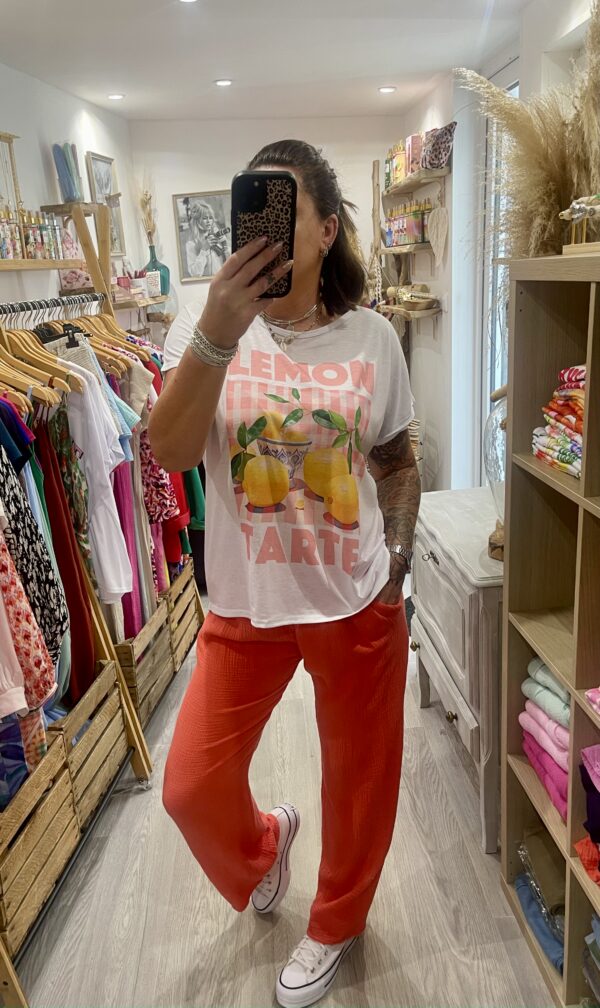 Pantalon Andrew corail – Image 5
