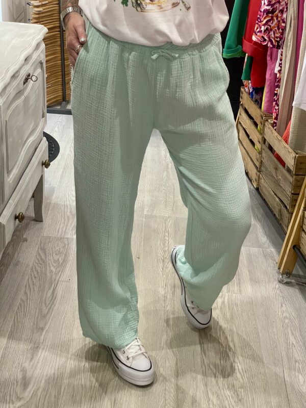 Pantalon Andrew vert d'eau – Image 3