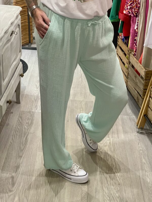 Pantalon Andrew vert d'eau – Image 4