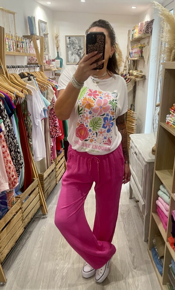 Pantalon Andrew fuchsia – Image 2