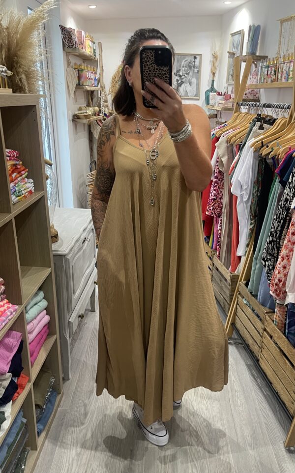 Robe Camille camel – Image 3