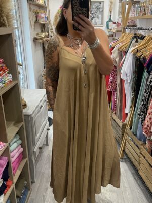 Robe Camille camel