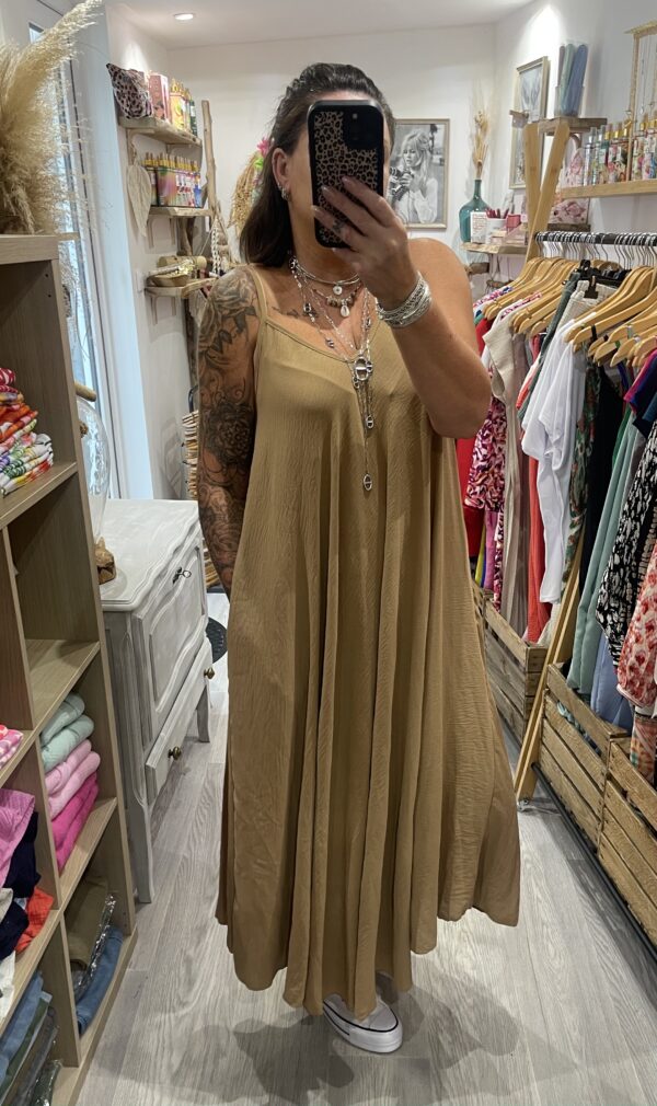 Robe Camille camel