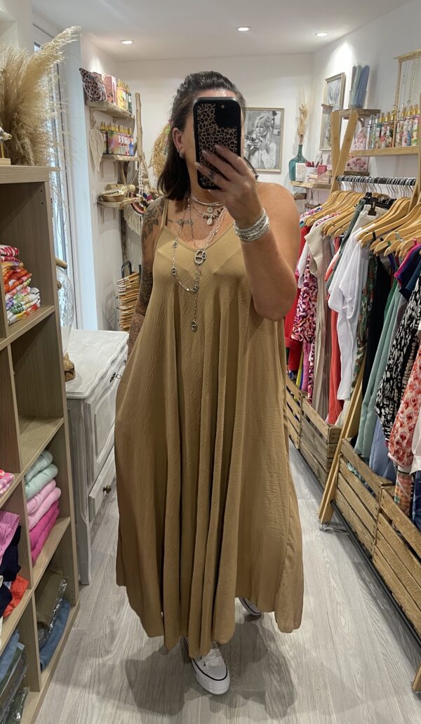 Robe Camille camel – Image 5