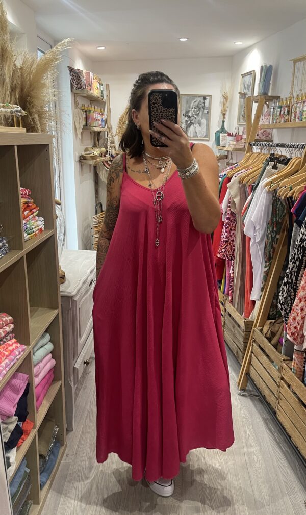 Robe Camille fuchsia – Image 5