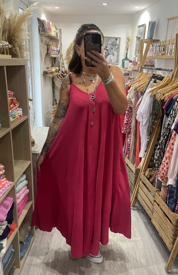Robe Camille fuchsia – Image 3