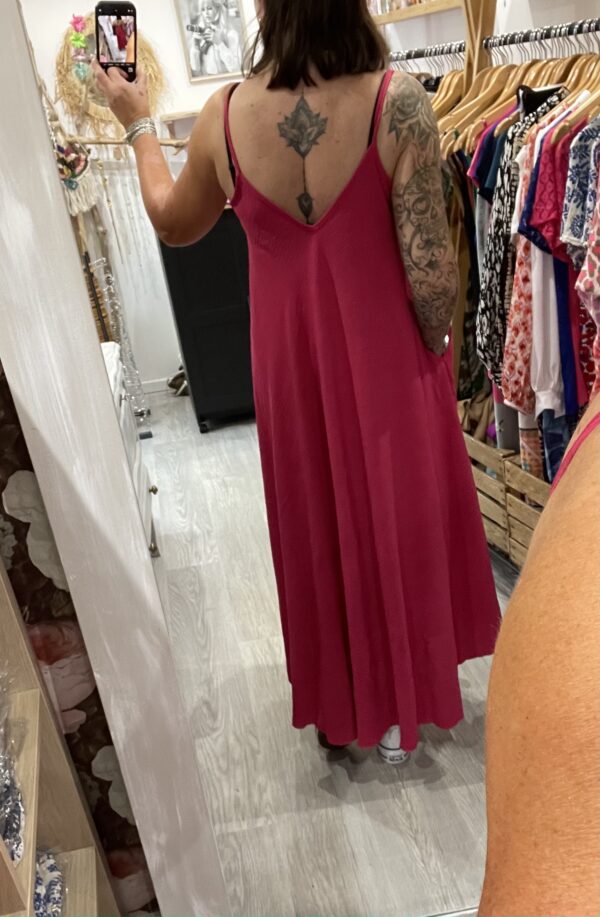 Robe Camille fuchsia – Image 4