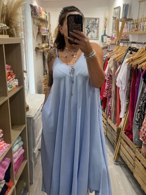 Robe Camille bleu ciel