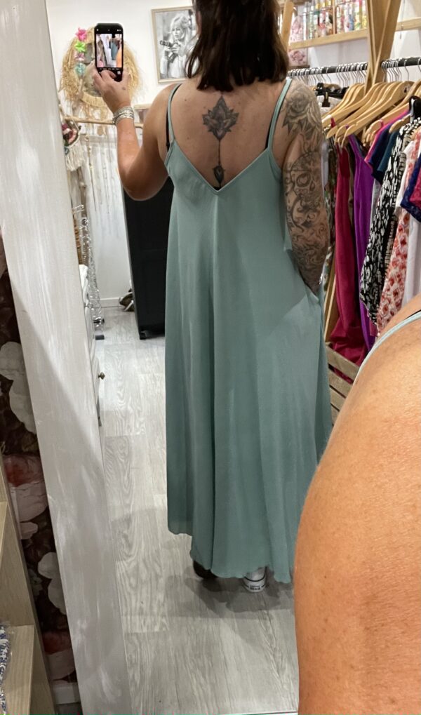 Robe Camille vert d'eau – Image 4