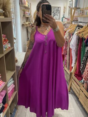 Robe Camille prune
