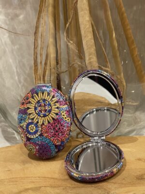 Miroir ovale portable