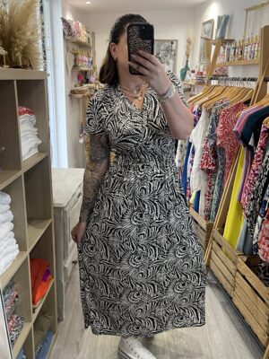 Robe longue Mandy noire