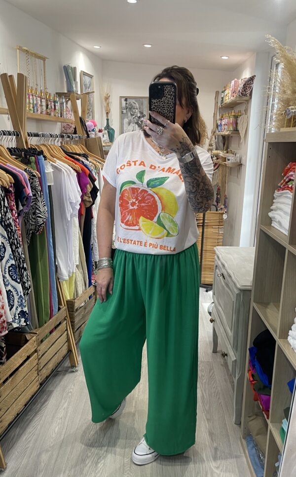 Pantalon Gio vert émeraude – Image 4