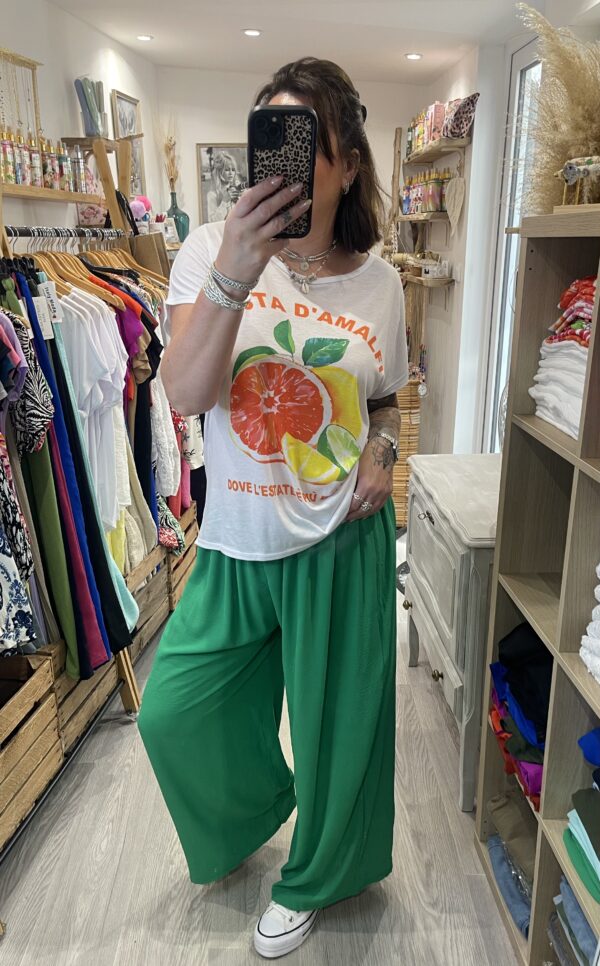 Pantalon Gio vert émeraude – Image 5