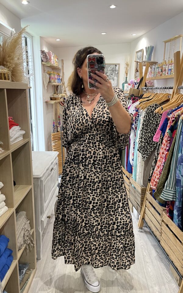 Robe Céleste beige – Image 8