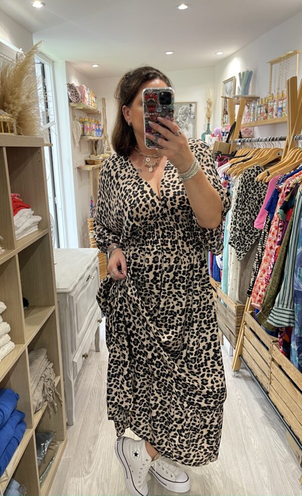 Robe Céleste beige – Image 3