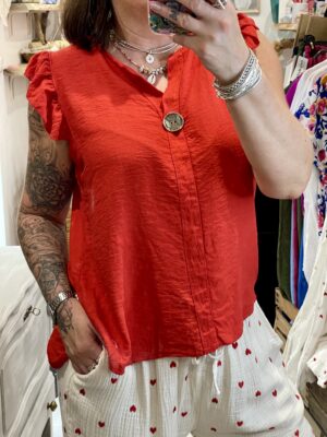 Blouse Morgane rouge