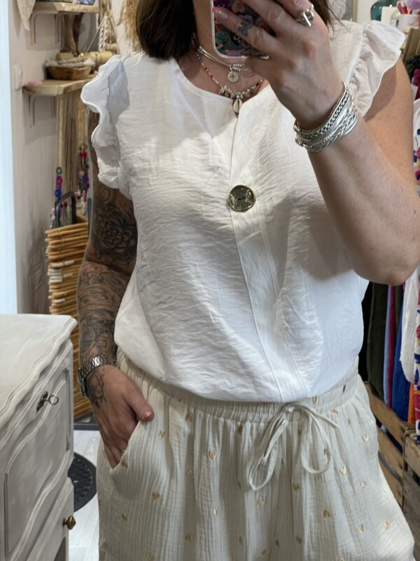 Blouse Morgane blanc – Image 5