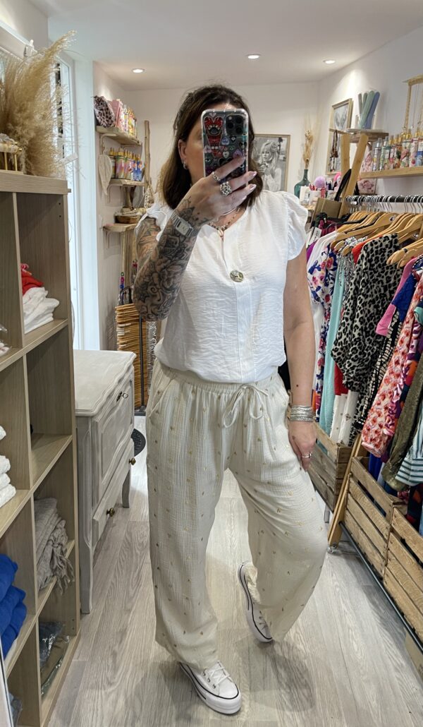 Blouse Morgane blanc – Image 3