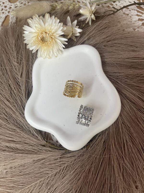 Bague Rania en acier inoxydable