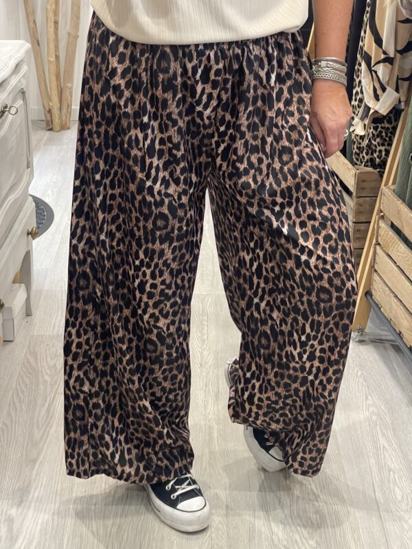 Pantalon Gio léopard foncé – Image 3