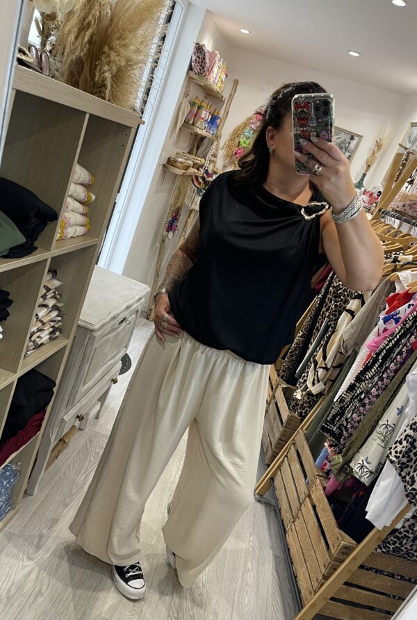 Blouse Carla noire – Image 2